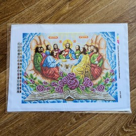 Таємна вечеря у долонях кольорова